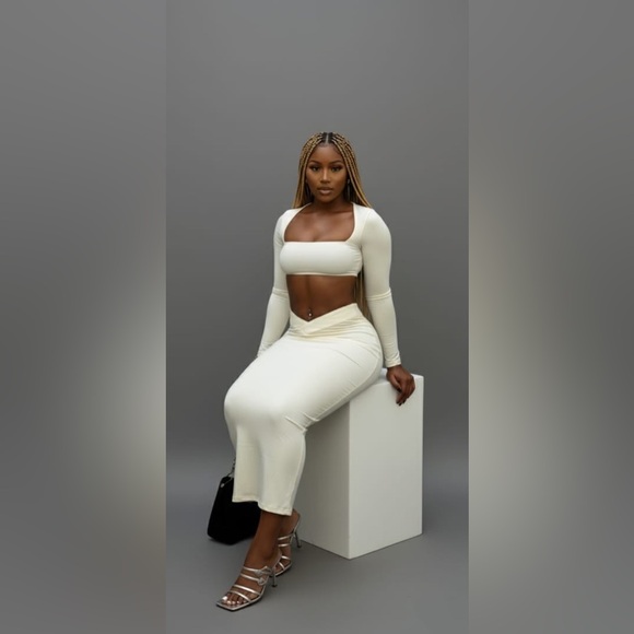 Sexy Skirt Womenswear Lady Comfort Basic Spandex Long Sleeve Comfortable - Picture 2 of 9